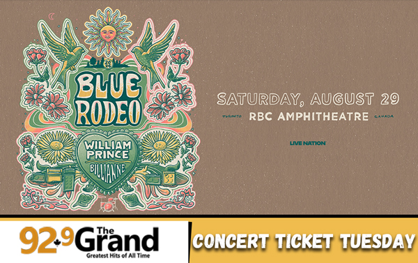 Blue Rodeo Concert Ticket Tuesday!