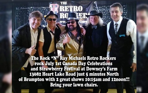 Canada Day - Retro Rockers At Downey's Farm
